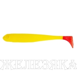 Виброхвост несъедоб. Jumbo 4,95"/12.5 см Yellow RT 100шт. (HS-7-038-N) Helios