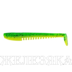 Виброхвост несъедоб. Varuna 4,33"/11см Green Lime 100шт. (HS-35-010-N) Helios