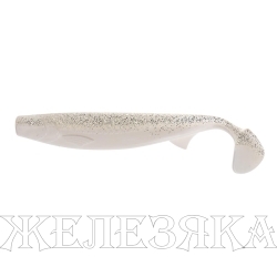 Виброхвост Pike King 6.3"/16 см White & Sparkles 3шт (HS-37-002) Helios