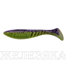 Виброхвост Slash 2,64"/6,7 см Fio & Lime 10шт. (HS-19-014) Helios