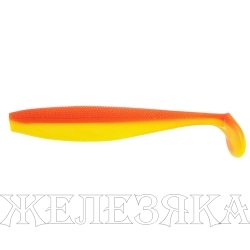 Виброхвост Trofey 5.5"/14см Orange & Yellow 4шт. (HS-25-015) Helios