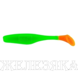 Виброхвост Vigor 3,75"/9.5 см Lime & Orange 7шт. (HS-6-020) Helios