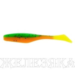 Виброхвост Vigor 3,75"/9.5 см Pepper Green & Orange LT 7шт. (HS-6-032) Helios