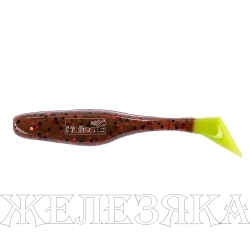 Виброхвост Vigor 3,75"/9.5 см Rusty Gold & Lime 7шт. (HS-6-017) Helios