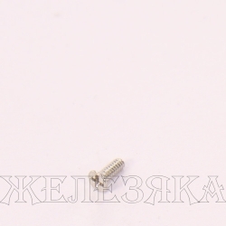 Винт М1.4х4х0.3 потайная головка под крест никель