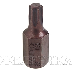 Вставка TORX T35х30ммL,10мм ROCKFORCE /1/10/100