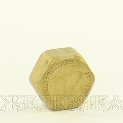 Заглушка F3/4" 6-гр, латунь STOUT
