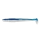 Виброхвост несъедоб. Minoga 3,75"/9.5 см Blue Sparkles & White 100шт. (HS-17-026-N) Helios