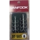 Тройники VANFOOK DT-58S #8 silver