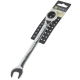 Ключ комбинированный 15мм ER-21115H трещоточный (на держателе) ЭВРИКА /1/10/120