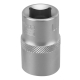 Головка торцевая, 17 мм, 6-гранная, CrV, под квадрат 1/2"// Stels