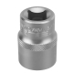 Головка торцевая, 21 мм, 6-гранная, CrV, под квадрат 1/2"// Stels