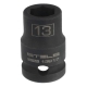 Головка ударная шестигранная, 13 мм, 1/2", CrMo// Stels