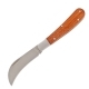 Нож садовый складной, изогнутое лезвие, 170 мм, деревянная рукоятка// Palisad