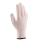 Перчатки трикотажные с белым полиуретановым покрытием, размер L, 15 класс вязки// Сибртех