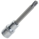 Головка-бита TORX T45 с отверстием 1/2" (L-100мм) ROCKFORCE /1