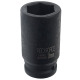 Головка торцевая 29мм 3/4" 6-гранная ударная удлиненная L=78мм ROCKFORCE RF-46510029 /1/10 NEW