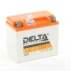 Аккумулятор для мотоциклов DELTA 12V 12 а/ч AGM CT 1212 YTX12-BS залит заряжен