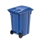 Контейнер мусорный 360л на колесах синий (колесо 200мм) IPLAST
