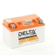 Аккумулятор для мотоциклов DELTA 12V 7 а/ч AGM CT 1207 YTX7A-BS залит заряжен