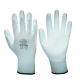 Перчатки нейлоновые с полиуретановым покрытием белые р.10 SAFEPROTECT