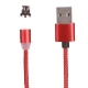 Кабель micro USB-USB 1м. красный магнитный WIIIX