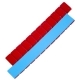 Грузик балансировочный самоклеющийся стальной красный 60гр