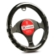 Оплетка руля d-38см AP-2051 BK/BK (M) размер М ЧЕРНАЯ AUTOPROFI