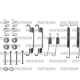 Ремкомплект колодок торм.зад.бараб. DAEWOO Nexia,Espero,Lanos правый PATRON