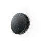 Заглушка приборная 11.8х10.8х10.5мм круглая пластик черная