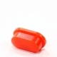 Колпачок кнопки 15.8х10.0х7.0/2.0х3.0мм овальный пластик красный
