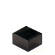 Колпачок кнопки 12.2х7.0х11.0/3.4х3.4мм прямоугольный пластик черный