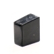 Колпачок кнопки 11.0х5.5х10.1/3.3х3.3мм прямоугольный пластик черный
