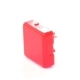 Колпачок кнопки 10.0х10.0х3.2/3.8х3.0мм квадратный пластик красный