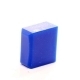 Колпачок кнопки 12.2х5.6х11.7/3.2х3.2мм прямоугольный пластик синий