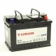 Аккумулятор TUBOR AGM 70а/ч обр.полярность пуск.ток 750A