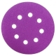Круг абразивный D=125мм P120 8 отв.на ворс.подкладке Purple HANKO