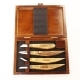 Набор ножей для резьбы по дереву 4шт. в деревянной коробке Profi NAREX