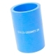 Патрубок КАМАЗ-54115 радиатора нижний короткий синий силикон L=86мм,d=48