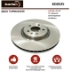 Диск тормозной AUDI AUDI A4, A5 16-, A4 Allroad, A5 (F53) передний KORTEX (к-т 2шт)