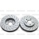Диск тормозной MERCEDES W176/W246/C117/X156 1.8-2.2 11> передний (с перфорацией) PATRON (к-т 2шт)
