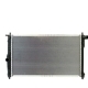 Радиатор охлаждения CHEVROLET Lanos (для мех.КПП,с кондиционером, паянный) KORTEX
