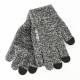 Перчатки Winter Gloves вязаные серые