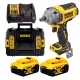 Гайковерт с АКБ 18.0В,2х5.0Ач Li-Ion,950Нм,1/2",кейс DEWALT