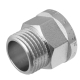 Удлинитель M1/2"-F1/2" L+15мм с фланцем, никелированная латунь MASTERPROF