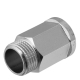Удлинитель M1/2"-F1/2" L+30мм с фланцем, никелированная латунь MASTERPROF