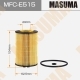 Фильтр масляный (элемент) AUDI A3,SEAT,SKODA Octavia3,VW Golf7 (для ДИЗЕЛЬ) MASUMA