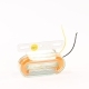 Фонарь габаритный оранжевый 12V 24SMD с подсветкой колеса