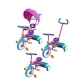 Велосипед трехколесный Moby Kids 3в1 Принцесса розовый
