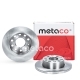 Диск тормозной AUDI,SKODA,VW задний METACO (к-т 2шт)